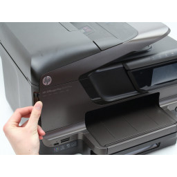 Замена передней панели HP Officejet Pro 8600 Plus